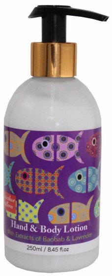 aquatics purple hand and body lotion
